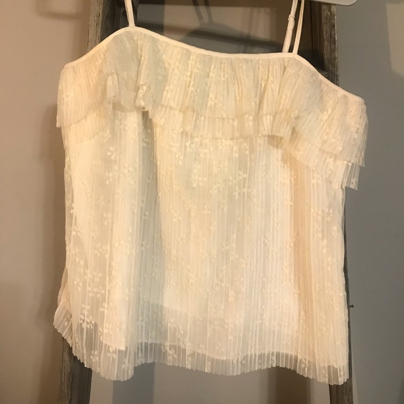 Bundle 4/25 JCREW camisole. Ivory. Medium Petite - Picture 1 of 3
